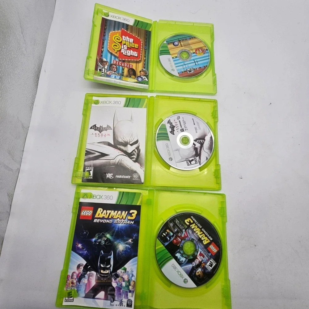 LEGO Batman 3 Arkham City Price Is Right Rocksmith Xbox 360 Kinect Game Lot 5